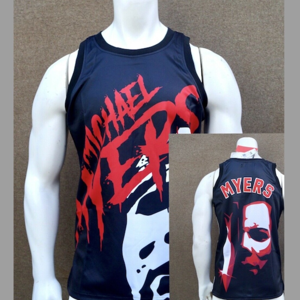 NEW Michael Myers Halloween Men's Headgear Classics Embroidered Jersey